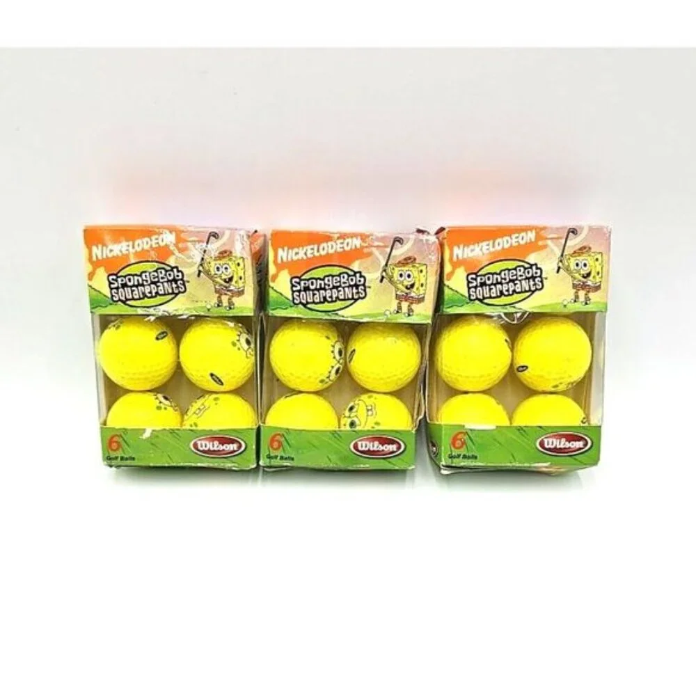 Nickelodeon SpongeBob Squarepants Wilson Golf Balls 6